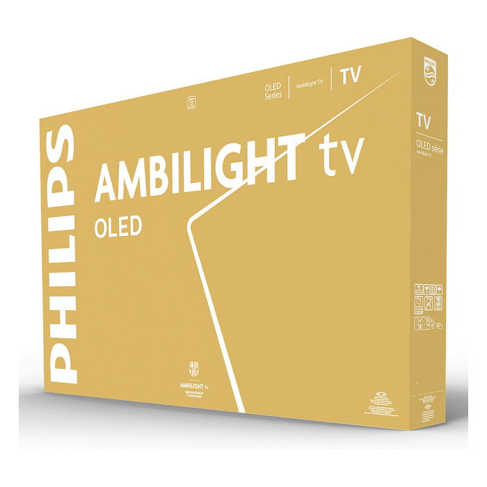 Philips 77OLED810/12 OLED TV 77" 4K Ultra HD 144Hz Smart Google TV con Ambilight, HDR10+, Dolby Vision/Atmos, 4x HDMI 2.1, para Gaming con AMD FreeSync y NVIDIA G-SYNC, Negro