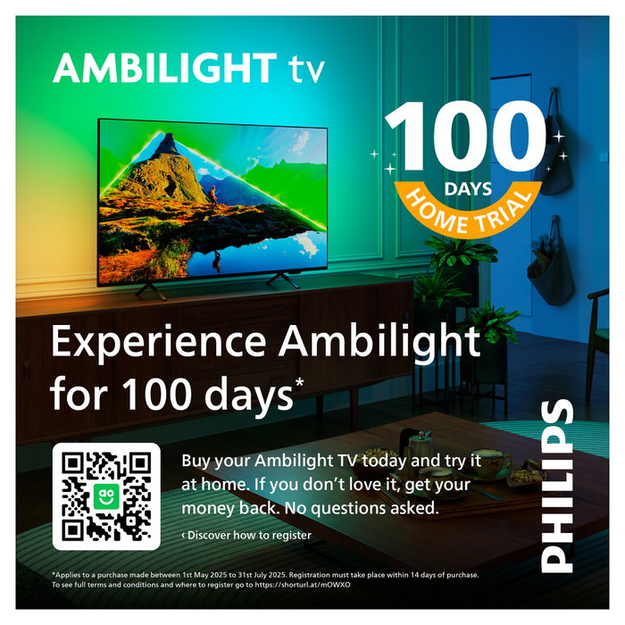 Philips 77OLED810/12 OLED TV 77" 4K Ultra HD 144Hz Smart Google TV con Ambilight, HDR10+, Dolby Vision/Atmos, 4x HDMI 2.1, para Gaming con AMD FreeSync y NVIDIA G-SYNC, Negro