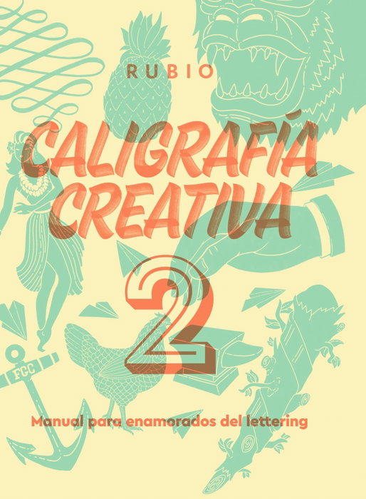 Rubio Libro de Caligrafía Creativa 2, 150 páginas, tapa dura, 27x21 cm