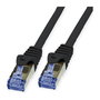VALUE Patchkabel Cat.6A S/FTP (PiMF) 20 m, Cable Red LAN Ethernet RJ-45 Blindado, LSOH, Negro, Referencia 21.99.0720