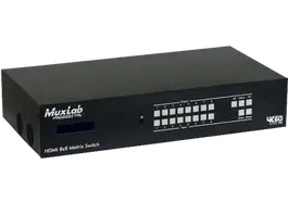 Muxlab Matriz HDMI/HDBT 8X8 4K60 de 8 Entradas y 8 Salidas HDBaseT, Resolución 4K/60Hz