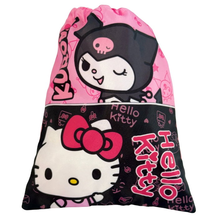 MANENTI Saco merienda Kuromi & Hello Kitty 30cm MANENTI Saco merienda Kuromi & Hello Kitty 30cm