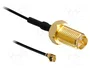 DeLOCK Cable de antena WLAN SMA con conectores I-PEX M y SMA FM