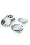 Hermia X00017451 Juego de 6 Salseras de Gres Cerámico, Color Blanco Mate