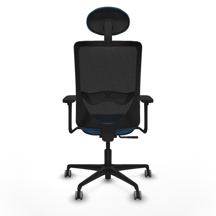 PIQUERAS Y CRESPO Silla de oficina Zulema con mecanismo Sincro, Azul claro y Negro PIQUERAS Y CRESPO Silla de oficina Zulema con mecanismo Sincro, Azul claro y Negro