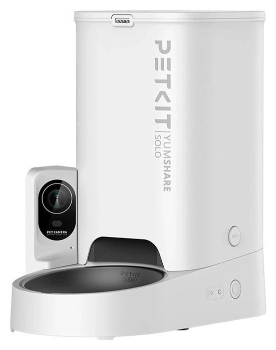 Petkit YumShare Solo Comedero Automático con Cámara, Blanco