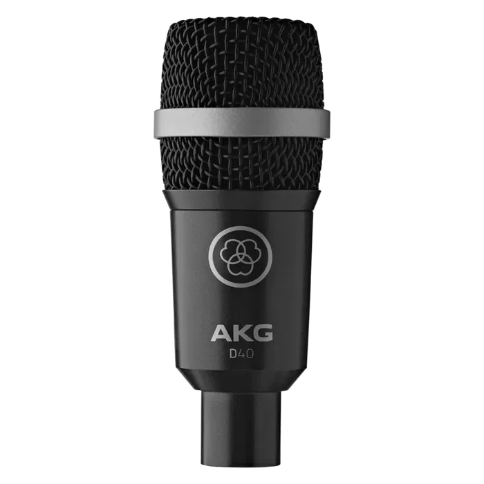 AKG Micrófono Dinámico D40 para Instrumentos de Viento, Baterías y Amplificadores