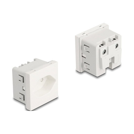 DeLOCK Tomacorriente Easy 45 T13 Suiza 45 x 45 mm Blanco DeLOCK Tomacorriente Easy 45 T13 Suiza 45 x 45 mm Blanco