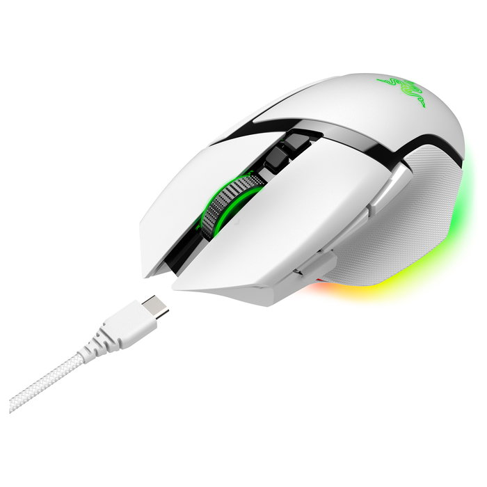 Razer Mouse Basilisk V3 Pro, RZ01-04620200-R3G1, Color Blanco