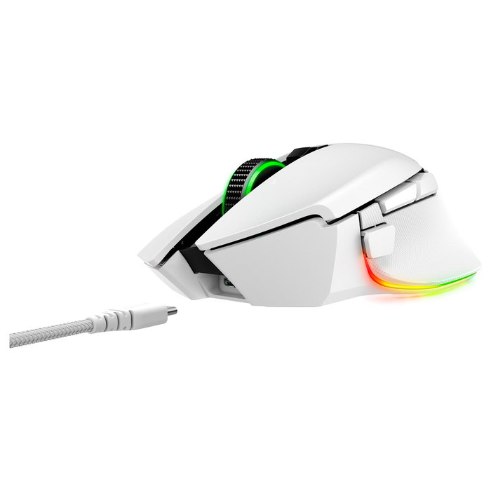 Razer Mouse Basilisk V3 Pro, RZ01-04620200-R3G1, Color Blanco