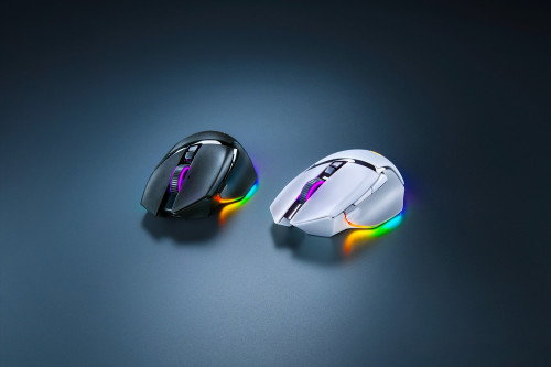 Razer Ratón Basilisk V3 Pro RZ01-04620200-R3G1 Inalámbrico RF + Bluetooth + USB-C Óptico 30000 DPI Color Blanco