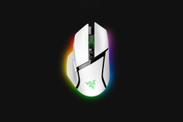 Razer Ratón Basilisk V3 Pro RZ01-04620200-R3G1 Inalámbrico RF + Bluetooth + USB-C Óptico 30000 DPI Color Blanco