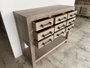 DKD Home Decor Consola de Madera de Hevea Natural Chuang Rome