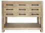DKD Home Decor Consola de Madera de Hevea Natural Chuang Rome