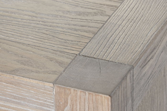 DKD Home Decor Consola de Madera de Hevea Natural Chuang Rome