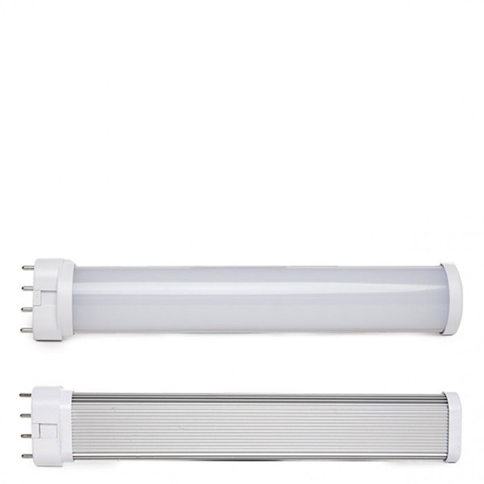 Tubo LED 2G11 12W 1100Lm 6000K 322Mm 2835SMD 40.000H Sustituye CFL OSRAM 30W/840