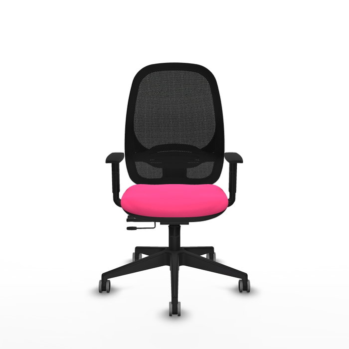 PIQUERAS Y CRESPO Silla de oficina Cilanco Rosa y Negro