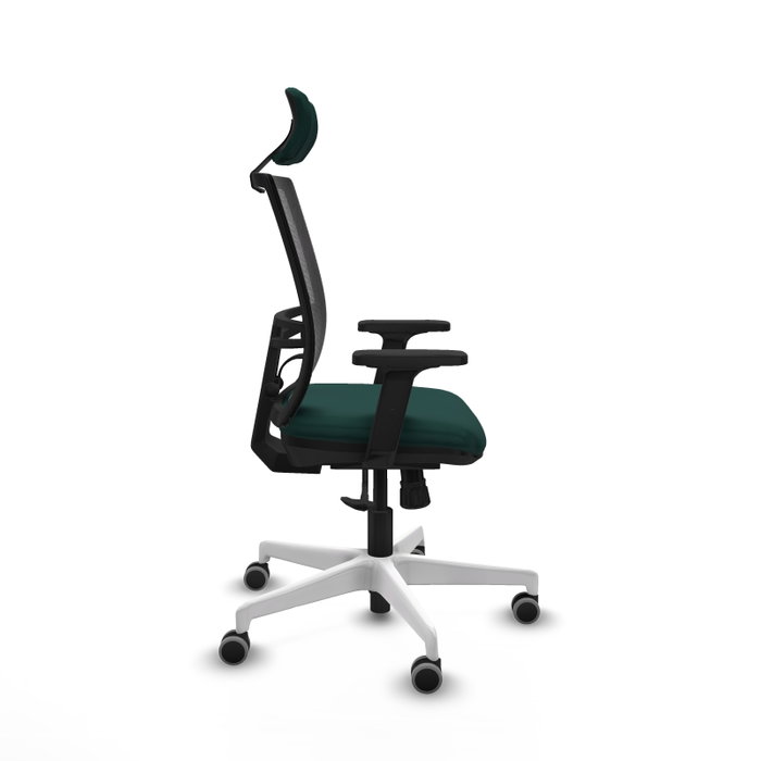 PIQUERAS Y CRESPO Silla de oficina Yunquera con mecanismo Sincro Verde botella y Negro PIQUERAS Y CRESPO Silla de oficina Yunquera con mecanismo Sincro Verde botella y Negro