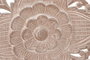 DKD Home Decor Cabecero de Cama Indio Natural MDF con Detalle Mandala 180 cm