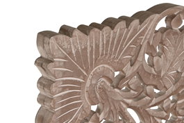 DKD Home Decor Cabecero de Cama Indio Natural MDF con Detalle Mandala 180 cm