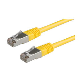 VALUE Patchkabel Cat.6 Class E S/FTP PiMF amarillo 7m