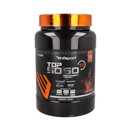 INFISPORT Top 50/50 Recovery 1:1 Batido Recuperación Chocolate 1.2Kg