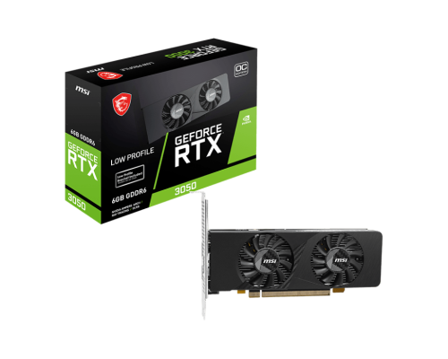 MSI GeForce RTX 3050 LP E 6G OC 6 GB GDDR6
