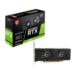 MSI RTX 3050 6GB LP E OC GDDR6 Tarjeta Gráfica con 1 Ventilador