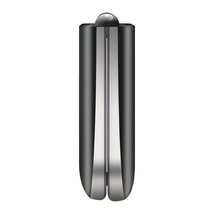 Bea-fon Fold10 LTE Teléfono plegable para personas mayores con pantalla externa 1.44", 4G, Bluetooth, cámara, radio FM, color negro y plata