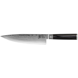 Kai Shun Classic Cuchillo de Chef de 20 cm Plata / Negro de Acero de 20 cm de Hoja