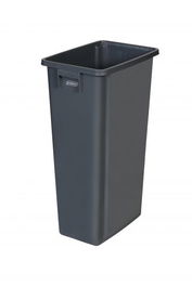 PROBBAX - PB-1090-GRY - Cubo de reciclaje sin tapa - 32 x 46 x 76,2 cm - 80 L - Gris