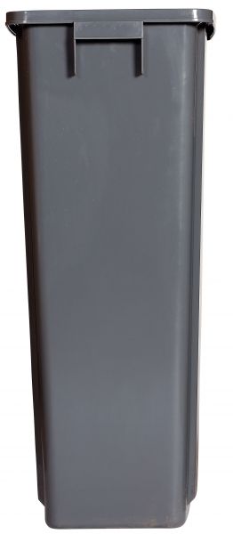 PROBBAX - PB-1090-GRY - Cubo de reciclaje sin tapa - 32 x 46 x 76,2 cm - 80 L - Gris