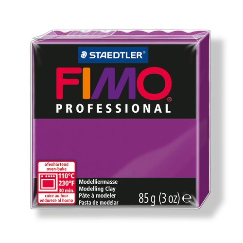 Pasta Modelar Fimo Professional Violeta 85 Gr. (Set de 4)