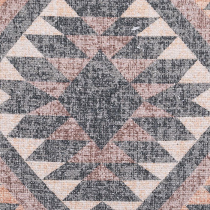 Cojín Gris-Rosa Algodón Decoración 45 X 45 cm (Set de 2)