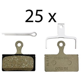 Shimano Pastillas de Freno de Resina Compatibles BR-M9000 BR-M9020 BR-M8100 BR-M8000 BR-M6000 para Pinzas 2 Pistones E-Bike