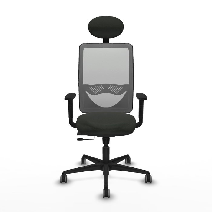 PIQUERAS Y CRESPO Silla de oficina Zulema con mecanismo Sincro/Traslack, Negro/Gris PIQUERAS Y CRESPO Silla de oficina Zulema con mecanismo Sincro/Traslack, Negro/Gris