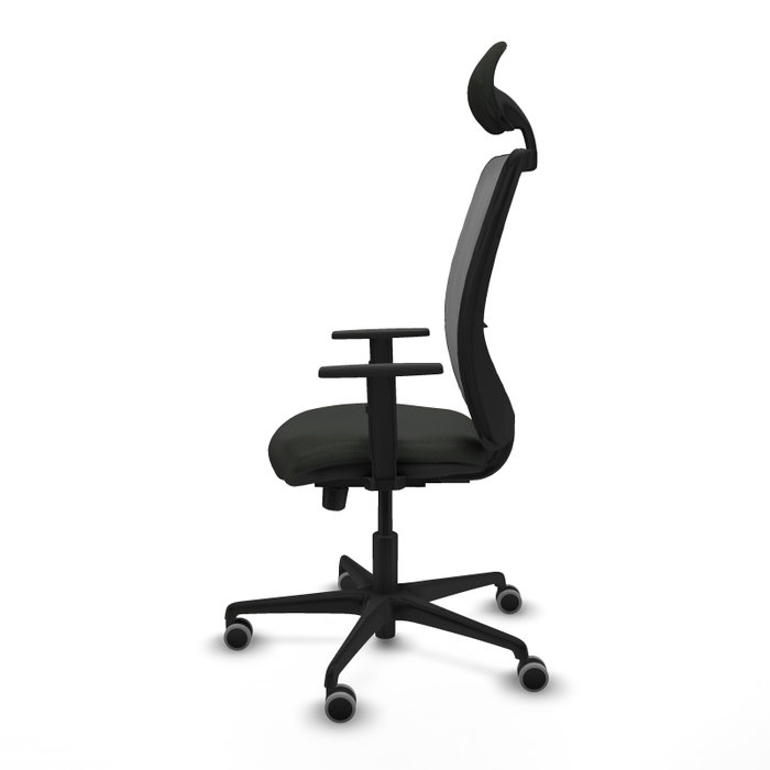 PIQUERAS Y CRESPO Silla de oficina Zulema con mecanismo Sincro/Traslack, Negro/Gris PIQUERAS Y CRESPO Silla de oficina Zulema con mecanismo Sincro/Traslack, Negro/Gris