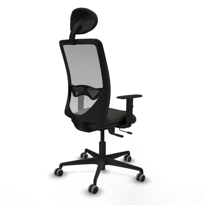 PIQUERAS Y CRESPO Silla de oficina Zulema con mecanismo Sincro/Traslack, Negro/Gris PIQUERAS Y CRESPO Silla de oficina Zulema con mecanismo Sincro/Traslack, Negro/Gris