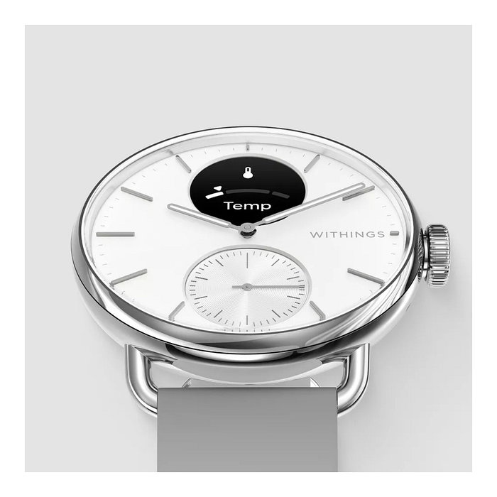 Withings ScanWatch 2 38 mm Blanco Reloj Inteligente Híbrido OLED Acero Inoxidable