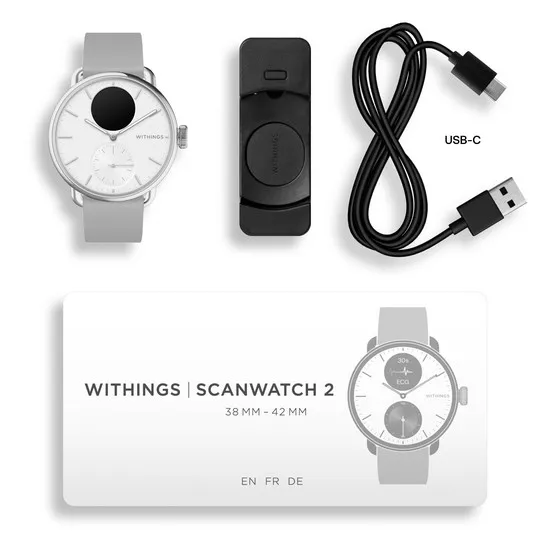 Withings Scanwatch 2 38mm Blanco