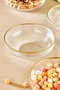 Hermia Set de 6 Cuencos de Vidrio Transparente 15 cm Elegantes y Duraderos para Cocina y Mesa