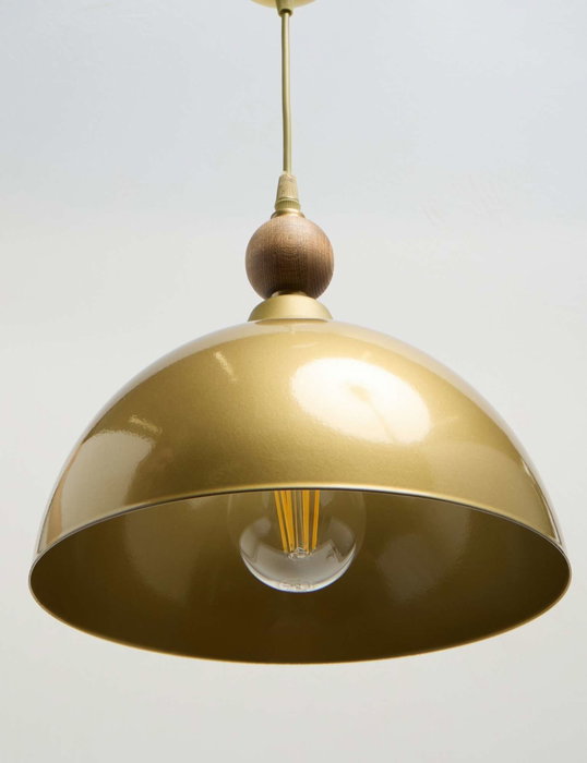 Opviq Lámpara de Metal Color Antigüedad, Casquillo E27 Max 40W, Ideal para Salón o Comedor, Diseño Elegante