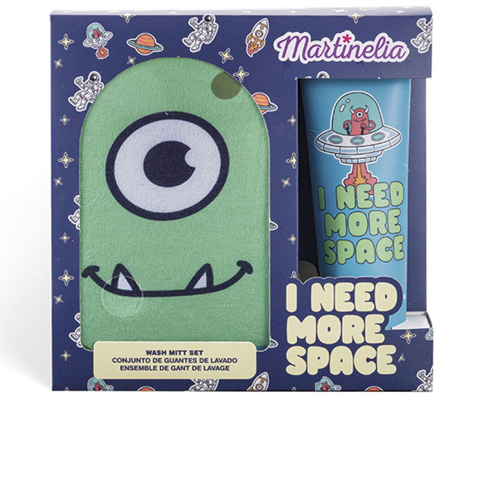 Martinelia Gel de Ducha I Need More Space Lote - 2 Piezas (Gel 130ml + Guante) Hidratante para Todo Tipo de Piel