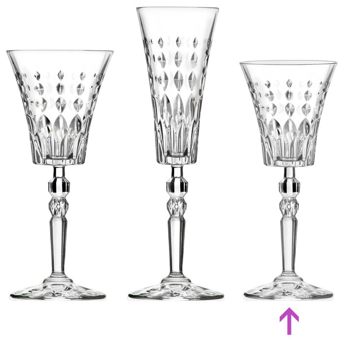 Rcr Cristalleria IT Copa 210 Ml Mm Colección Marilyn (6 Unidades) Altura 203 mm