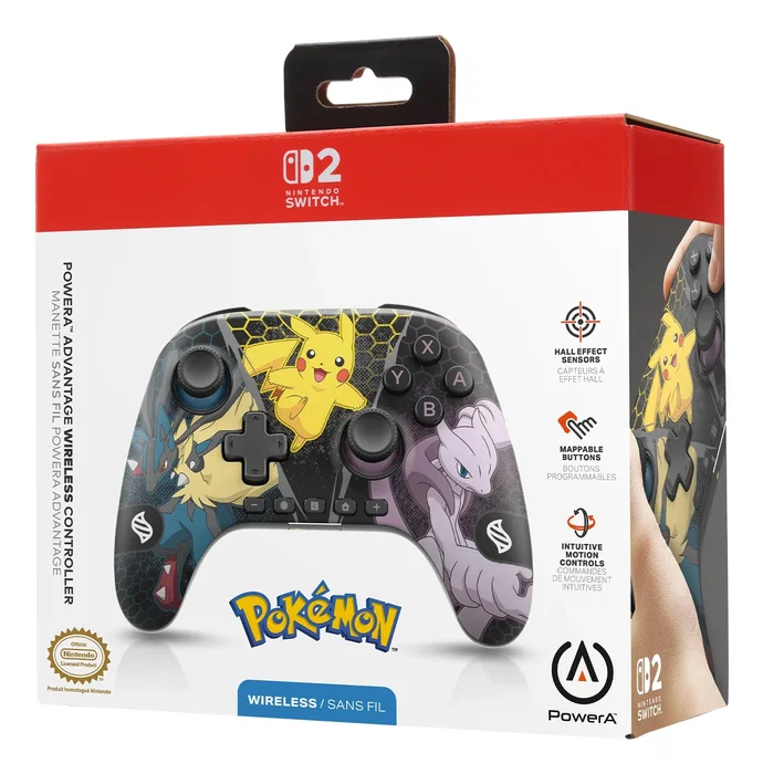 PowerA Advantage Wireless Controller Pokémon: Megaevoluciones Multicolor PowerA Advantage Wireless Controller Pokémon: Megaevoluciones Multicolor