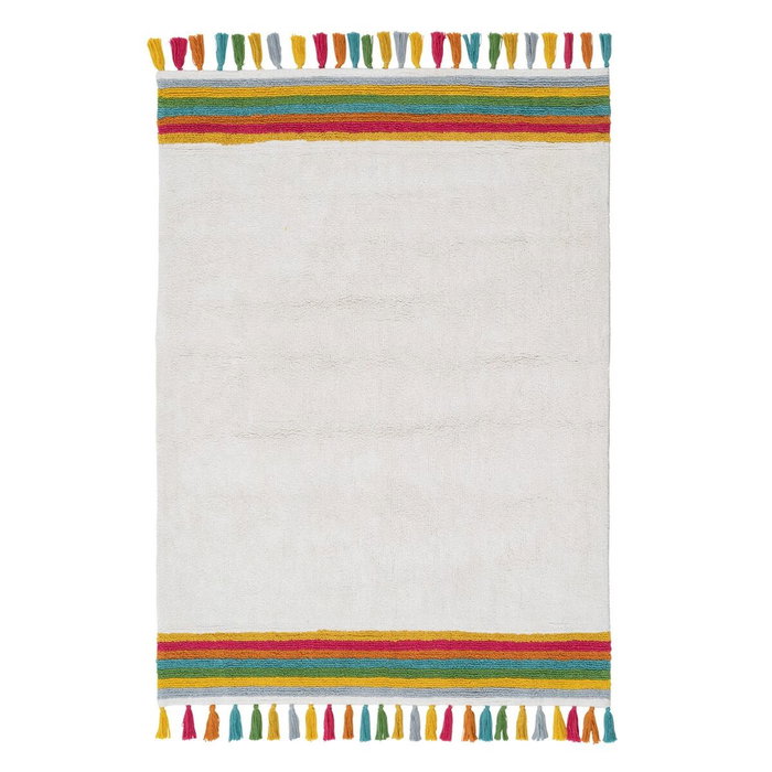 Ixia Alfombra Maeve Infantil Blanco Algodón 160 x 120 cm Ixia Alfombra Maeve Infantil Blanco Algodón 160 x 120 cm