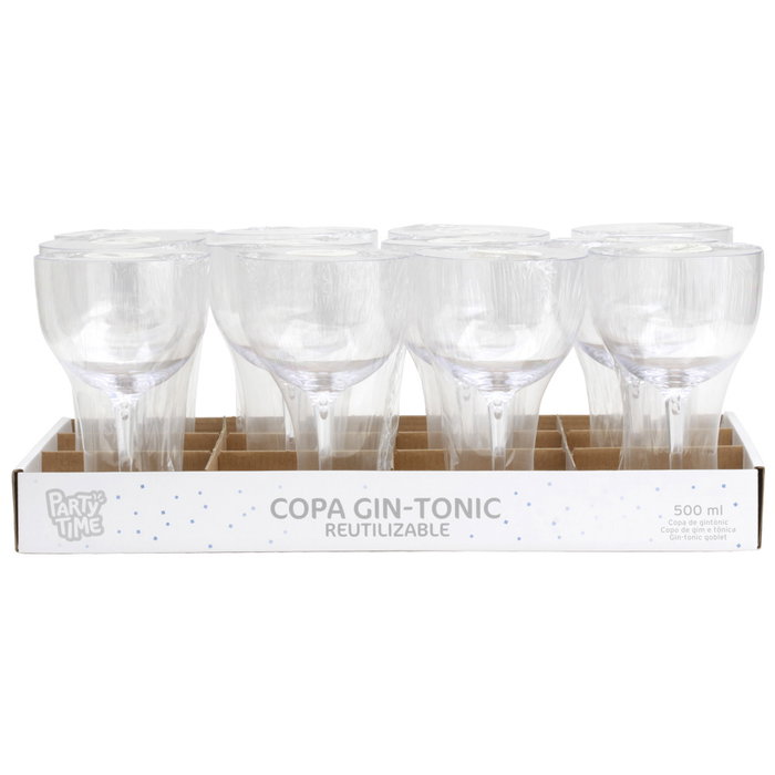 Party Time Copa Gin-Tonic 500 Ml Reutilizable para Fiestas