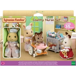 Sylvanian Families 5094 Enfermera y Accesorios Figura de Conejo Madre para Niños y Niñas a partir de 4 Años con Más de 30 Accesorios