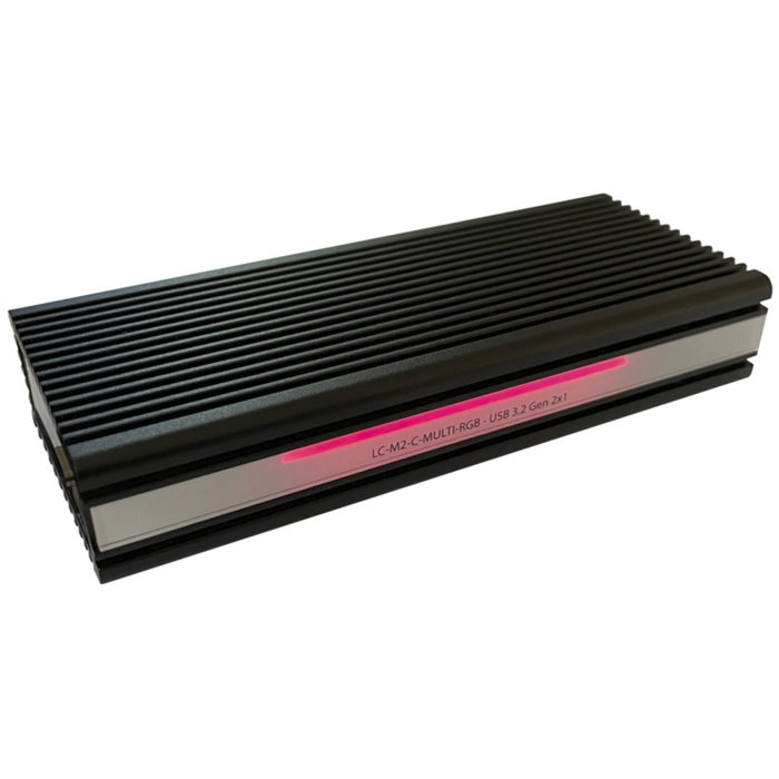 LC-Power LC-M2-C-MULTI-RGB Carcasa para SSD M.2 con Iluminación RGB LC-Power LC-M2-C-MULTI-RGB Carcasa para SSD M.2 con Iluminación RGB