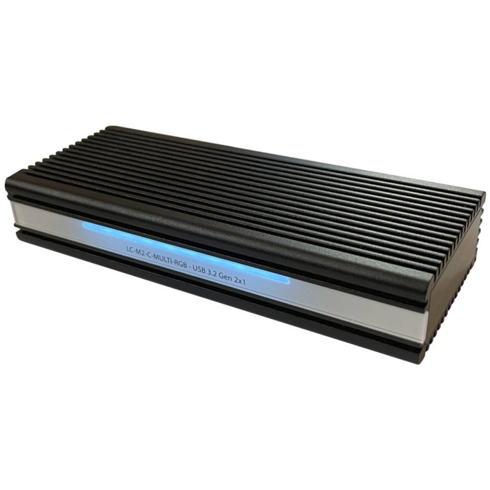 LC-Power LC-M2-C-MULTI-RGB Carcasa para SSD M.2 con Iluminación RGB LC-Power LC-M2-C-MULTI-RGB Carcasa para SSD M.2 con Iluminación RGB